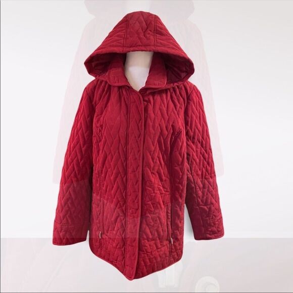 NORTHERN REFLECTIONS | Quilted Styled Hooded Jacket - Picture 2 of 9